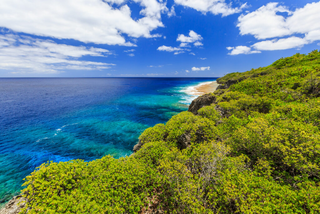 Niue, Hikutavake reef in Alofi