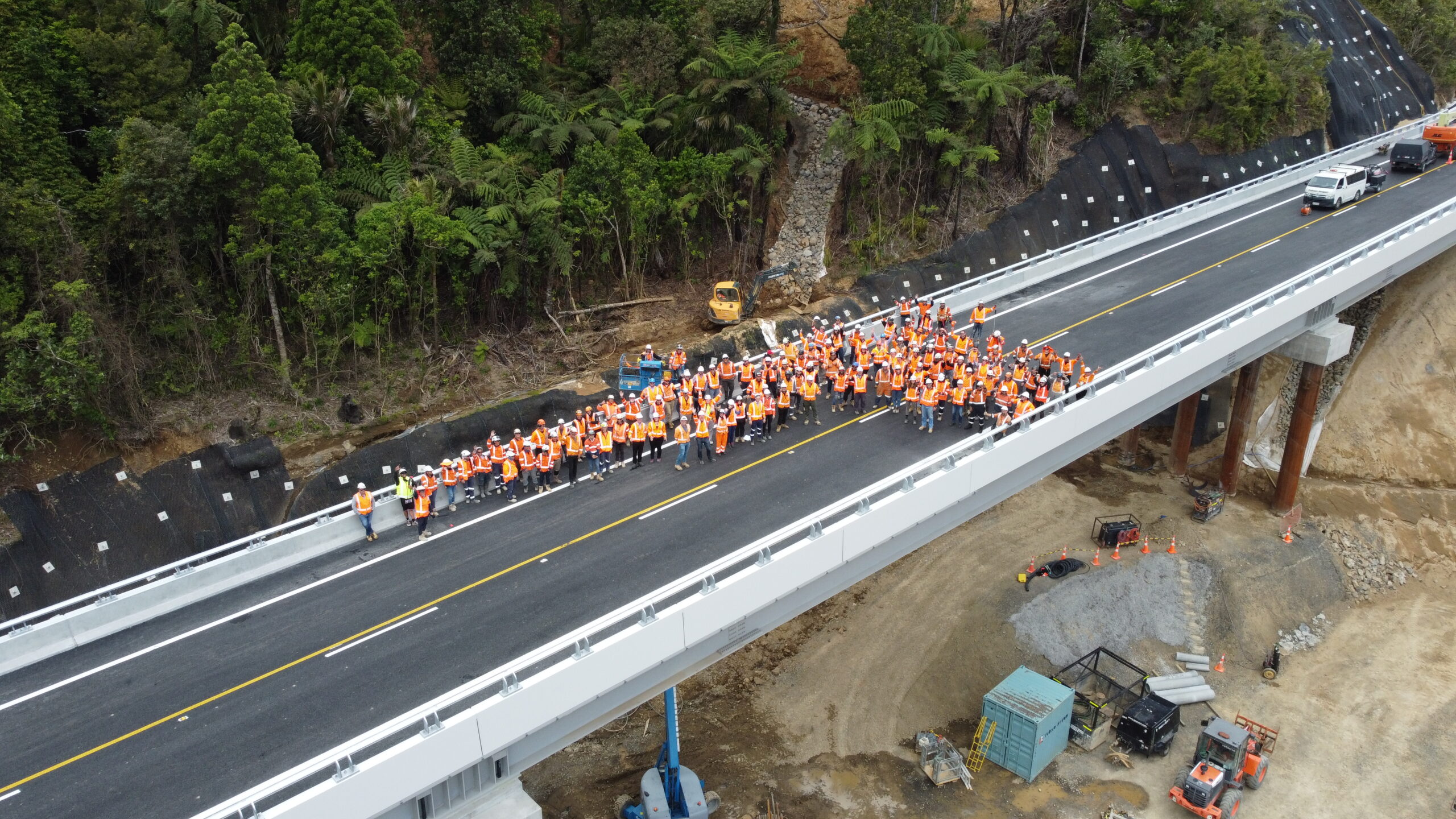 SH25A Taparahi Bridge Project, Coromandel